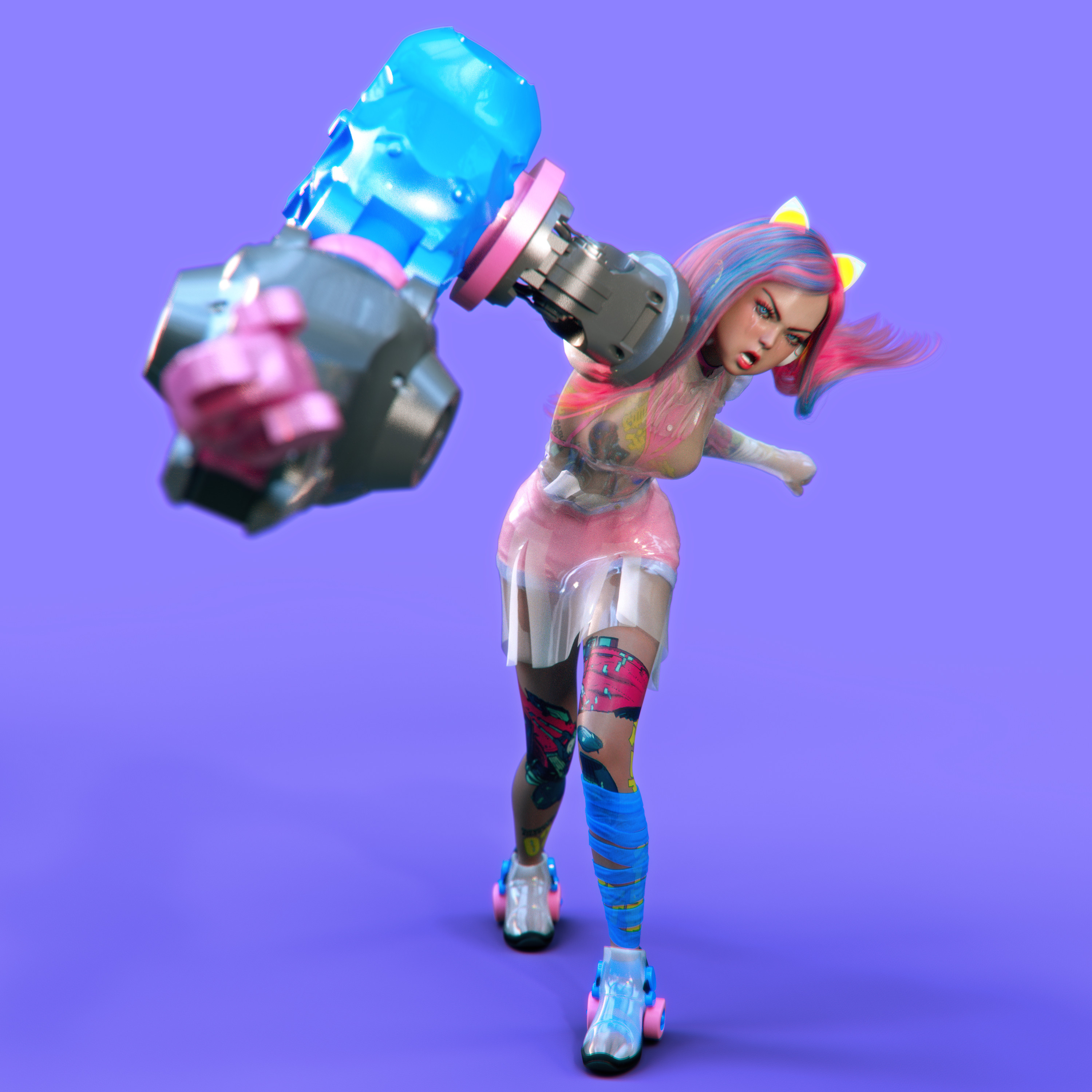 Cybernetic Cat Girl, artifact 2