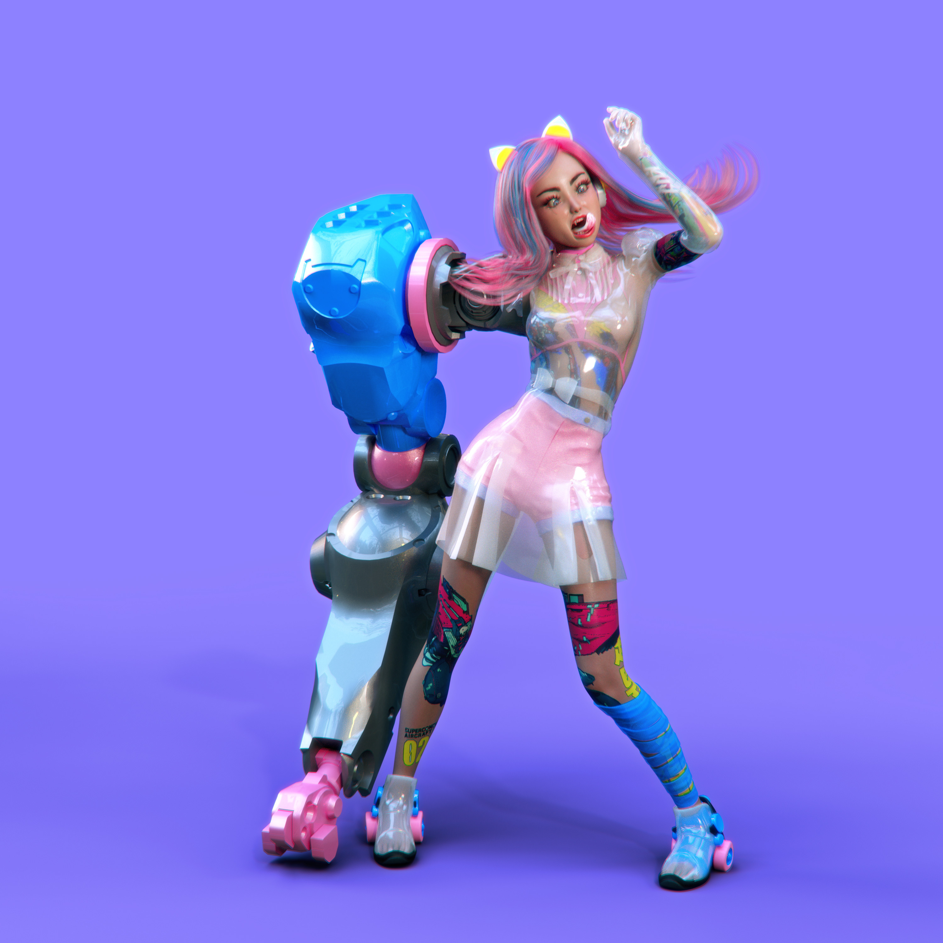 Cybernetic Cat Girl, artifact 3