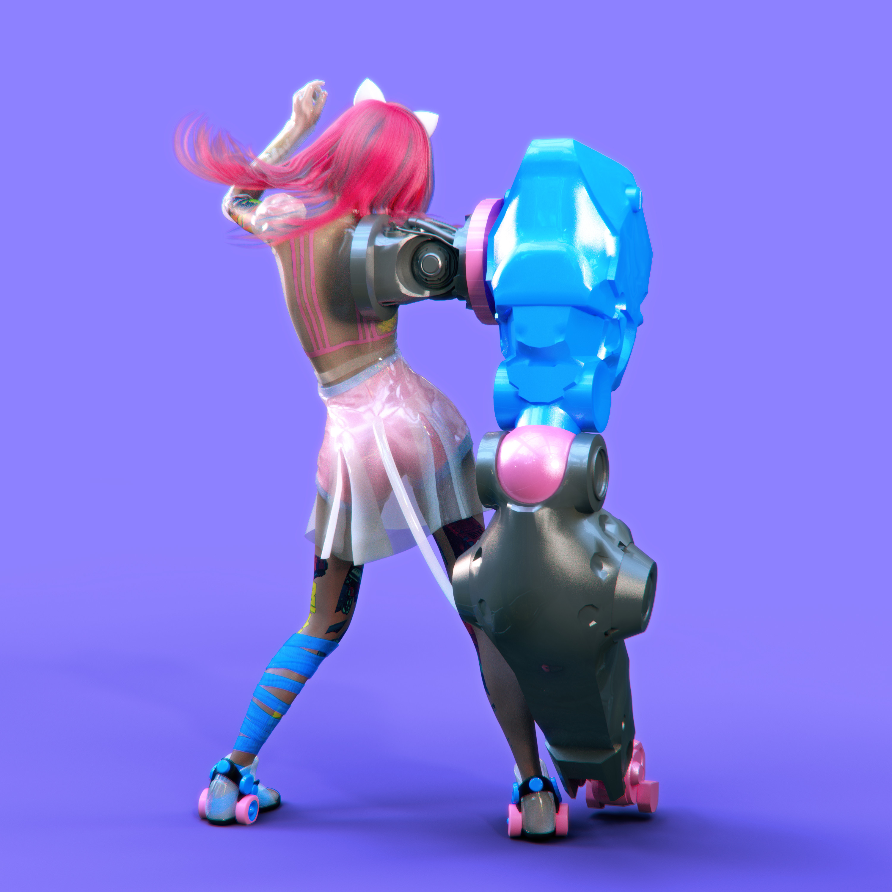 Cybernetic Cat Girl, artifact 4