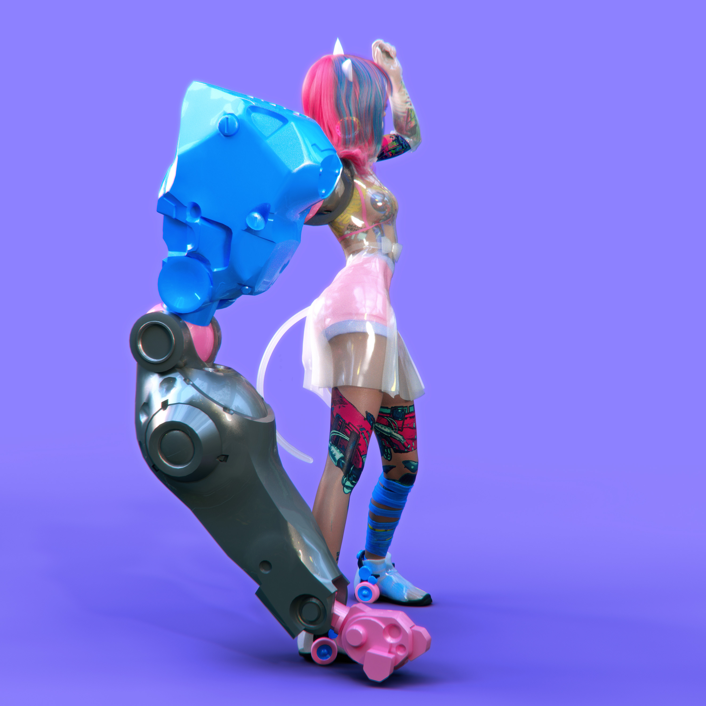 Cybernetic Cat Girl, artifact 5