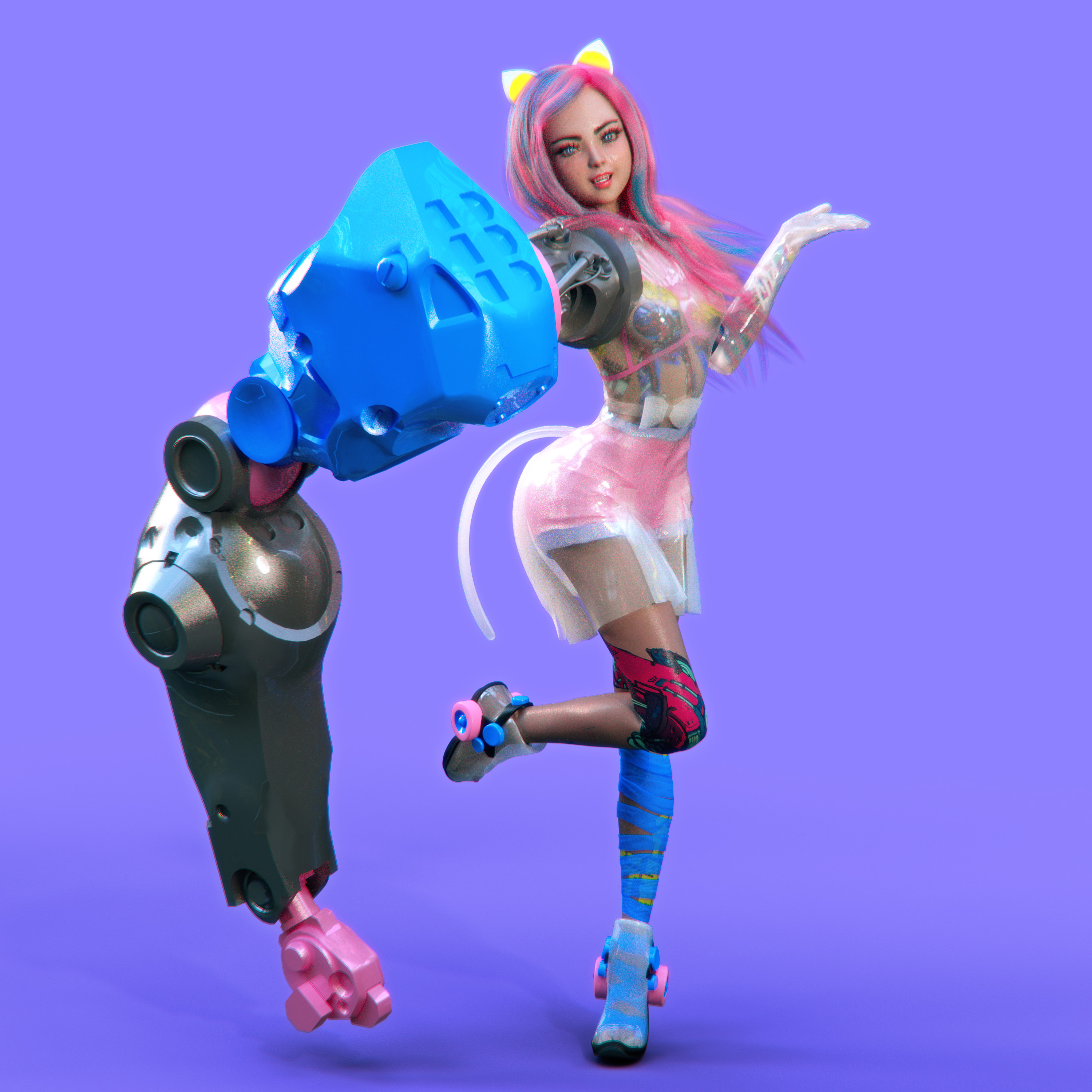 Cybernetic Cat Girl, artifact 8