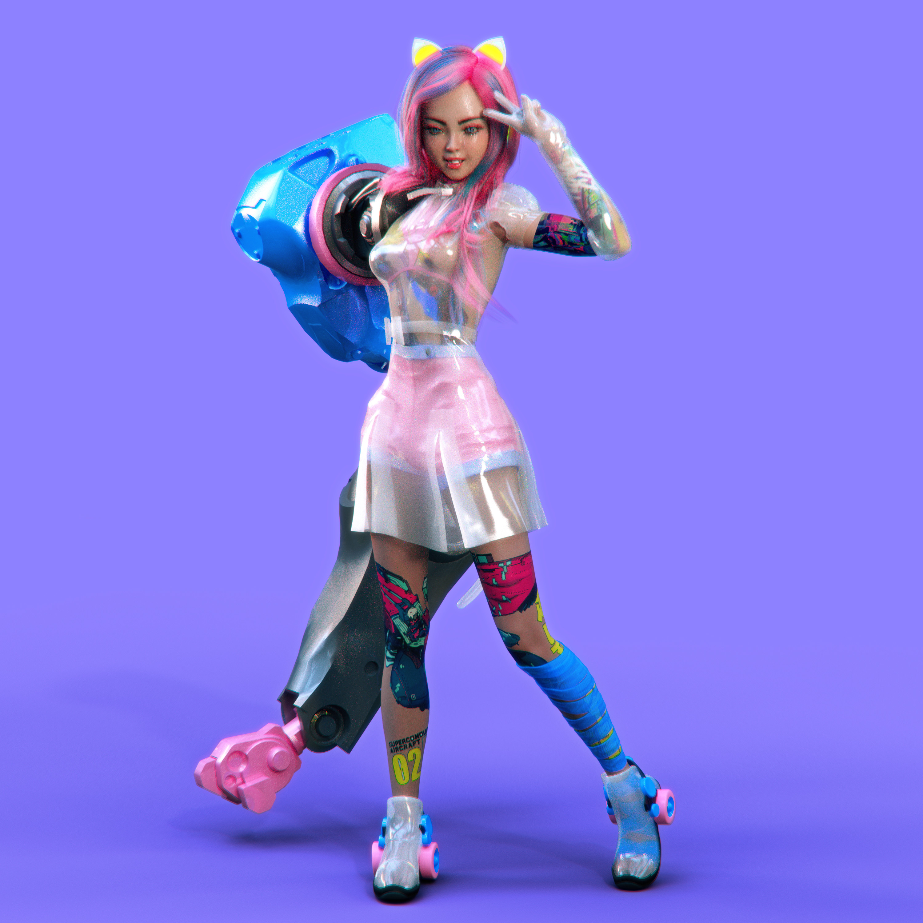 Cybernetic Cat Girl, artifact 10